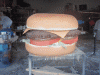 3D Foam Sculpture burgerfinish